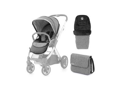 babystyle oyster 2 max textilni set wolf grey 2019