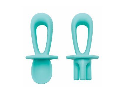 tiny twinkle trenovaci lzicka a vidlicka mint