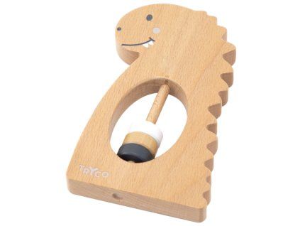 tryco drevene chrastitko dino