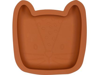 tryco silikonovy talirek leopard sienna