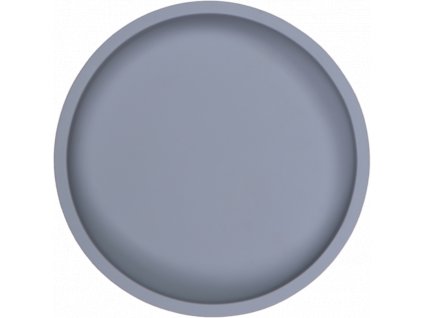 TRYCO Silikónový tanierik okrúhly, Dusty Blue