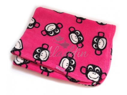 Pinkie Deka Pink Monkey TOTÁLNY VÝPREDAJ