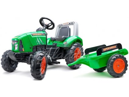 FALK Šliapací traktor 2021AB Supercharger zelený 2021AB