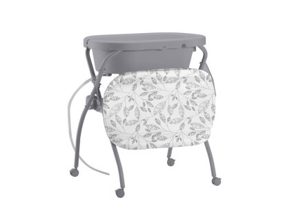 PETITE&MARS Prebaľovací pult s vaničkou Spa 3v1 Grey