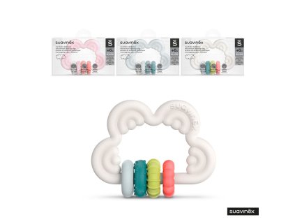 SUAVINEX | HRYZÁTKO silikonové +6 m- MODRÉ
