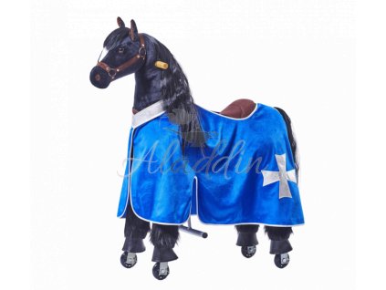 Oblečenie pre koníka Ponnie M modré (C403)