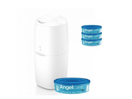 ANGELCARE Kôš na plienky Classic + 1 kazeta + náhradné kazety 3 ks