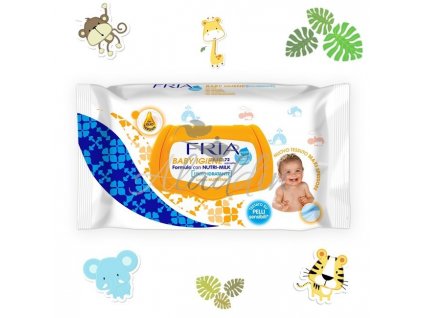 FRIA čistiace obrúsky pre bábätká s hydratačným účinkom 72ks 90015N
