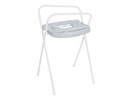 9399 kovovy stojan click na vanicku bebe jou 103 cm light grey