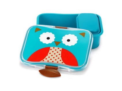 SKIP HOP Zoo Krabička na desiatu 700 ml Sovička 3r+