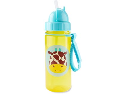SKIP HOP Zoo Hrnček so slamkou PP bez PVC a BPA Žirafa 12m+