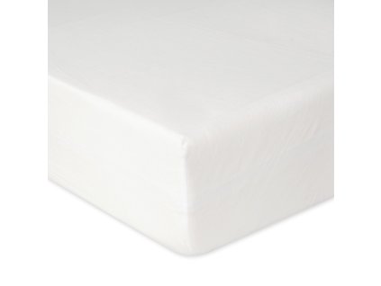 BABYMATEX Plachta Jersey s gumou Biela 60x120 cm