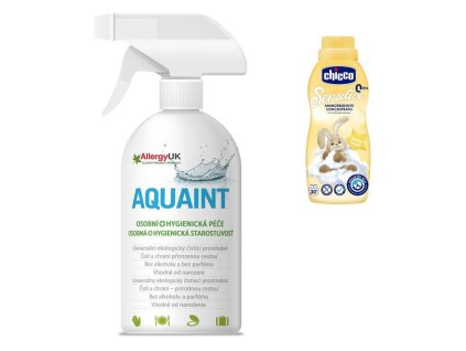 CHICCO Aviváž koncentrovaná Jemný dotyk, 750 ml + AQUAINT 500 ml