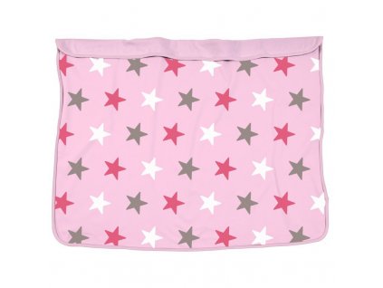 Deka Blanket Baby Pink / Pink Stars