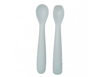 Silikónové lyžičky B-Spoon Shape 2ks Grey