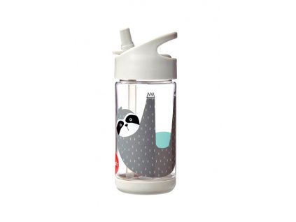 3 SPROUTS fľaša 350ml farba:grey, motív:sloth