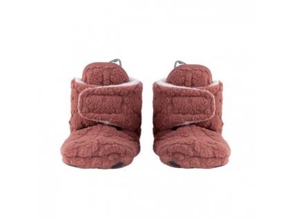 LODGER Slipper Folklore Fleece Rosewood 2022 veľkosť:3–6m