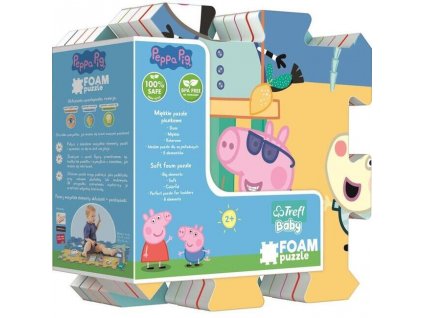 Trefl penové puzzle motív:peppa pig