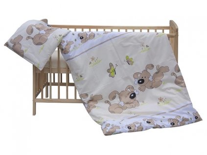 Scarlett 2-dielna súprava do postieľky JAPY 135x100cm farba:béžová