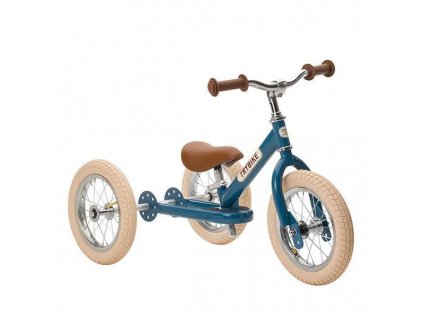 TRYBIKE odrážadlo/trojkolka STEEL 2v1 VINTAGE farba:modrá
