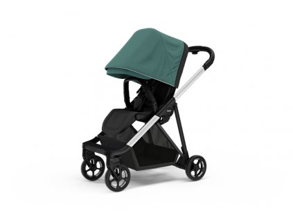 THULE mestský kočík Shine farba:aluminium/mallard green