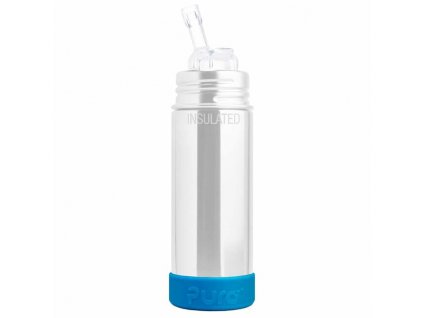 Pura® silikónové chrániče na fľašu 2ks – 150ml, 260ml, 325ml farba:aqua/grey