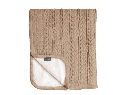 VINTER & BLOOM Deka Cuddly farba:almond beige