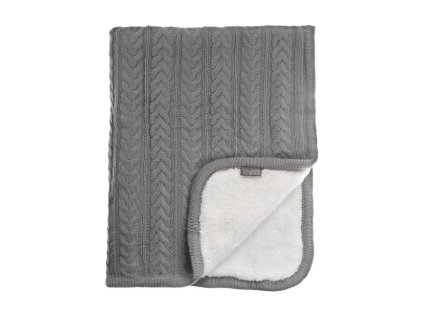 VINTER & BLOOM Deka Cuddly farba:dove grey