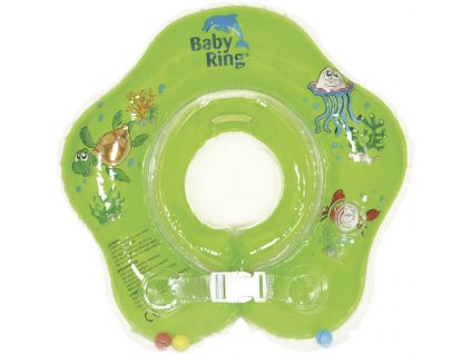 Baby Ring kruh na kúpanie pre detičky 0-24m (3-15kg) farba:zelená