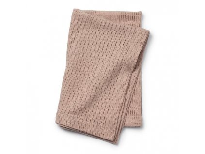 Elodie Details deka pre bábätká Cellular Blanket, Weaves of kindness farba:powder pink