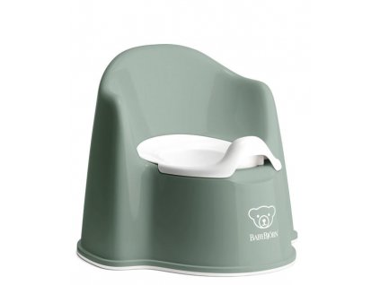 Baby Bjorn nočník kresielko farba:deep green/white