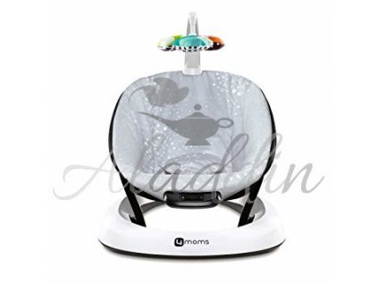 4moms lehátko BounceRoo® silver Plush TOTÁLNY VÝPREDAJ farba:silver