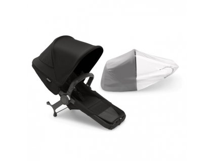 Bugaboo Donkey 5 Set pre druhé dieťa Complete farba:midnight black