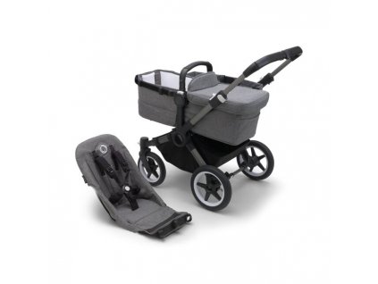 Bugaboo Donkey 5 base, základ kočíka farba:graphite/grey melange