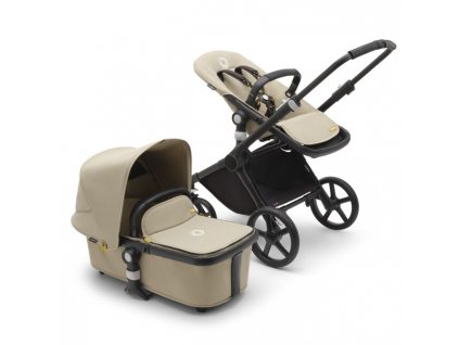 Bugaboo Fox Cub Complete farba:black/desert beige–desert beige