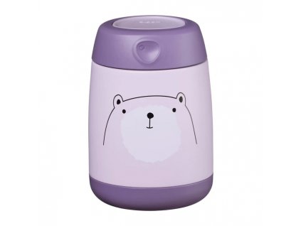 B.BOX termoska na jedlo mini 210ml farba:fialová, motív:medveď