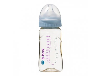 B.BOX Antikoliková kojenecká fľaša 240ml farba:modrá