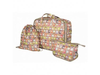 My Bags cestovný set 3v1 farba:sovičky