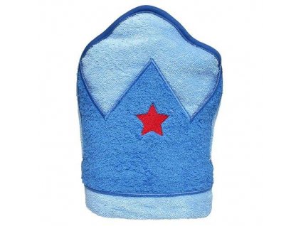 Playgro Detská osuška s kapucňou farba:modrá