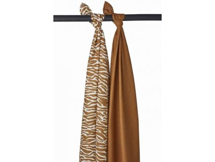 Meyco Plienky 120x120 cm 2ks farba:Zebra–Uni–camel–Zebra