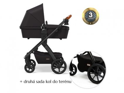 Moon kombinovaný kočík N.ONE 2.0 2022 farba:black