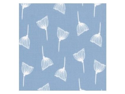 levin felin vankúš mesiac bavlnený so strapcom farba:púpavy modré