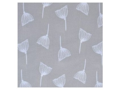 levin felin vankúš mesiac bavlnený so strapcom farba:púpavy sivé