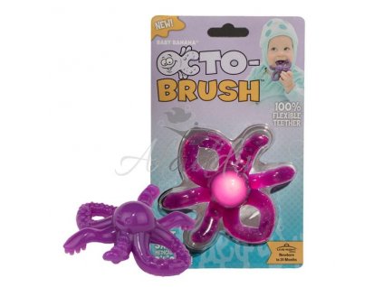 Baby Banana Brush prvá zubná kefka motív:chobotnica