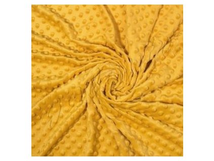 levin felin vankúš oblak plyš 55x30cm farba:Minky Horčicová