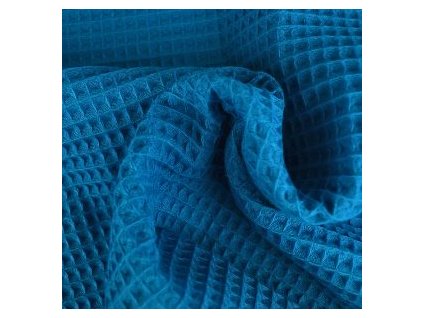 levin felin vankúš oblak vafle 53x30cm farba:petrolejová