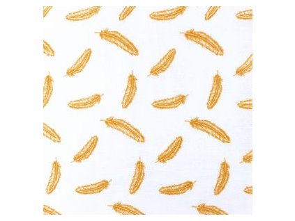 levin felin vankúš oválny balón mušelín farba:Horčicové pierka