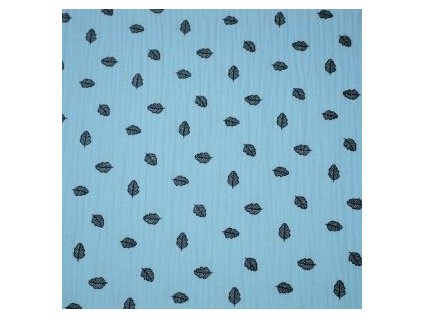 levin felin vankúš oválny balón mušelín farba:Modrá s pierkami