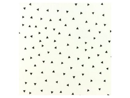 levin felin vankúš oválny balón mušelín farba:Trojuholníčky na smotanovom