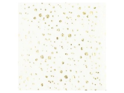 levin felin vankúš oválny balón mušelín farba:Zlaté bodky na smotanovom